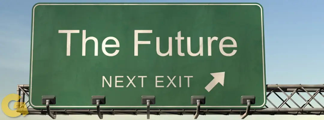 Cartel indicando el futuro
