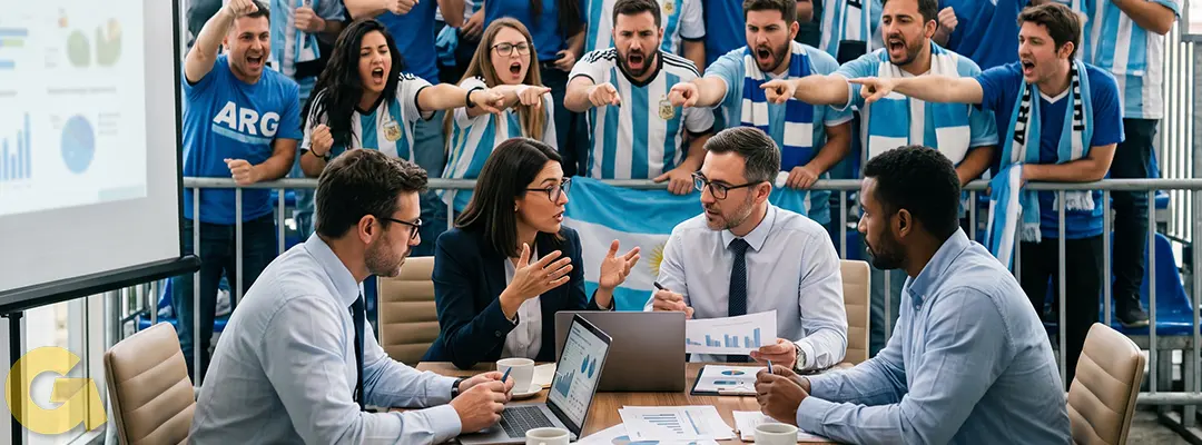 Contexto de mundial en la oficina